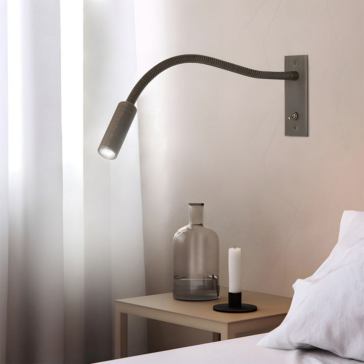 Wand Leselampe im Industrie Stil | Für Wohnzimmer und Schlafzimmer