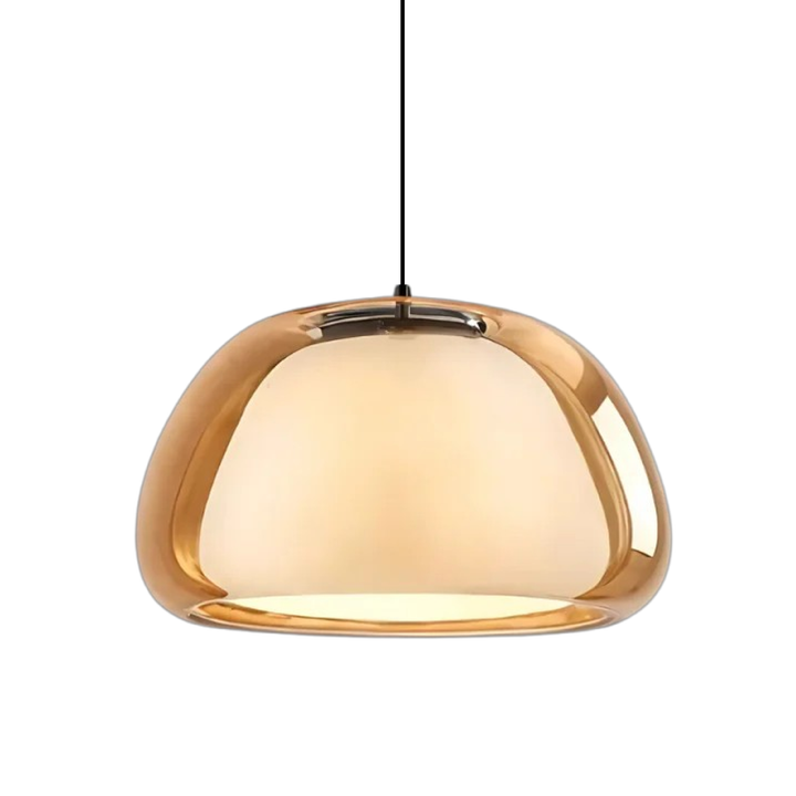 Pendelleuchte im Glasdesign | Stilvolle runde Form