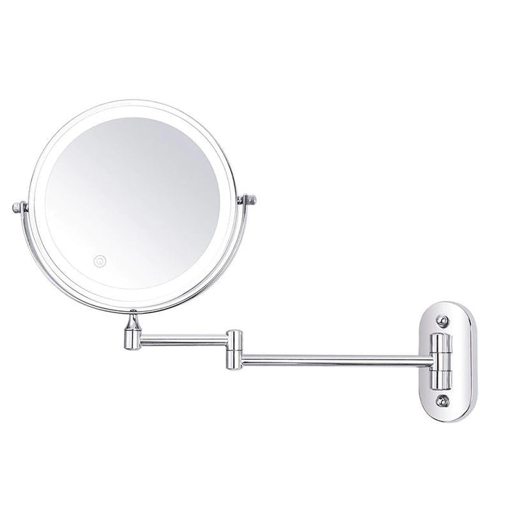 LED Kosmetikspiegel | Rund, Aufladbar & Verstellbare Helligkeit