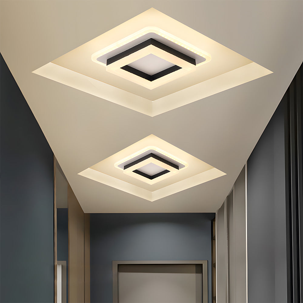 Wohnzimmer Deckenleuchte Quadratische LED