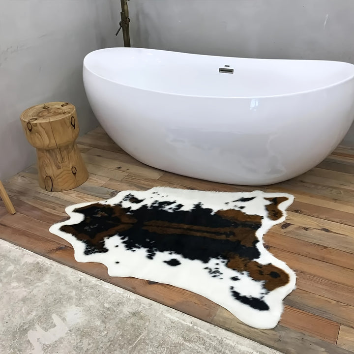 Teppich Wohnzimmer Premium Imitat-Kuhfell