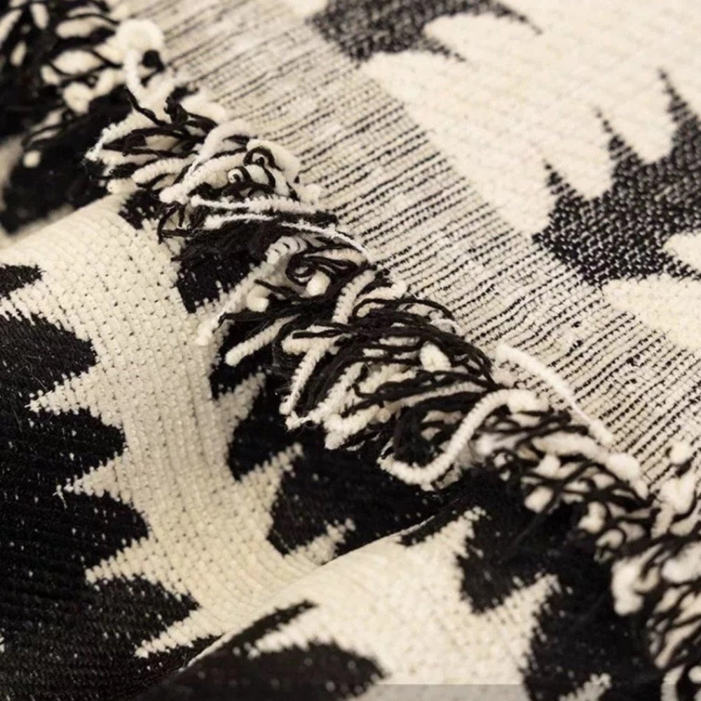 Vintage Sofaüberwurf | Gepolstertes Linienmuster