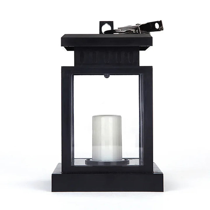 Tischleuchte | Solarbetriebene LED-Laterne im Retro-Design