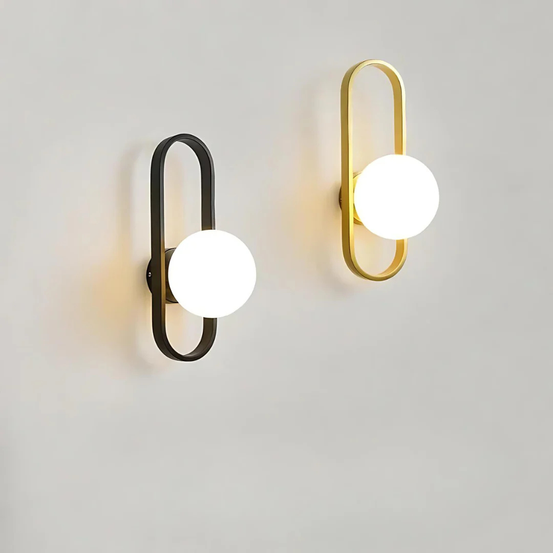 Wandleuchte aus Glas für Innenräume | Modernes Design