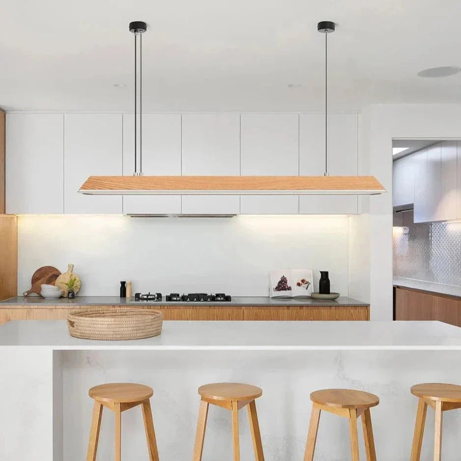 Esstisch Pendelleuchte | Holz- & Aluminium