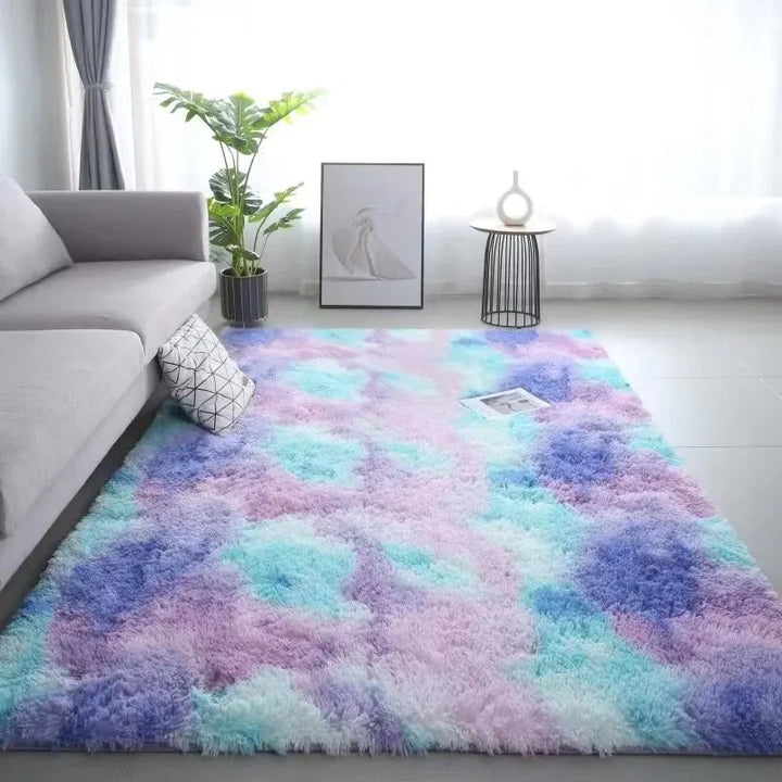 Colorful Fluffy Carpet Living Room – Living Area Carpet
