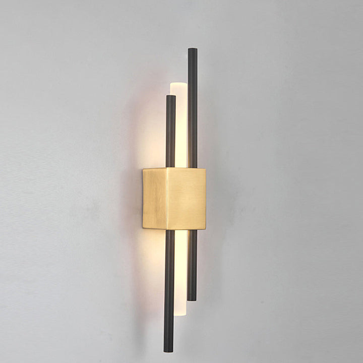 LED Wandleuchte | Schwarze & Goldene