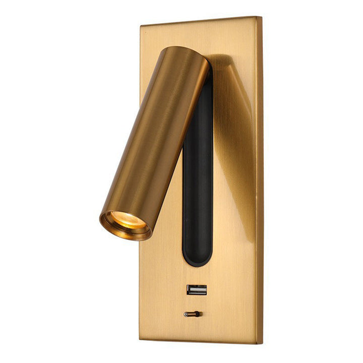 Wandmontierte USB Leselampe | Wiederaufladbar