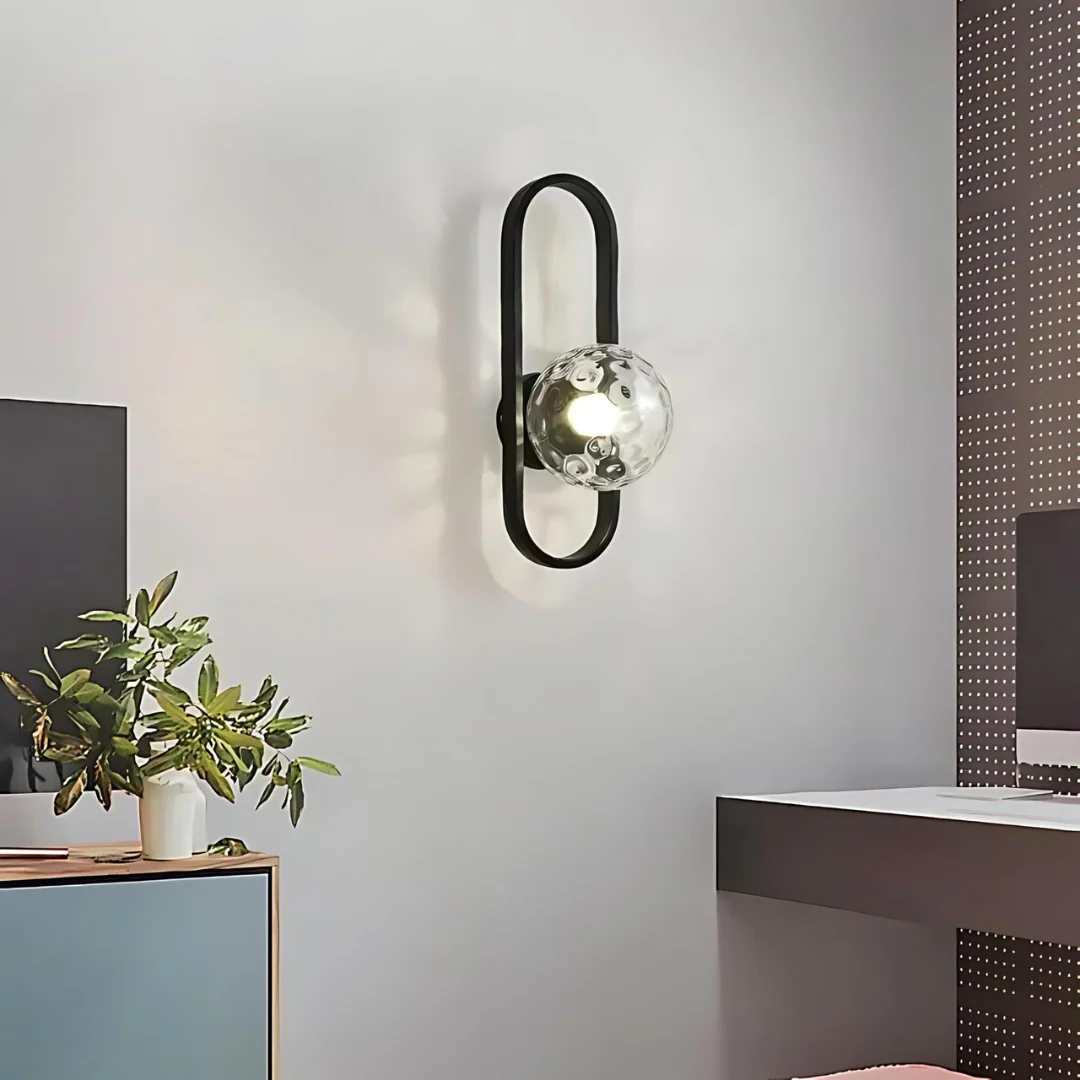 Wandleuchte aus Glas für Innenräume | Modernes Design