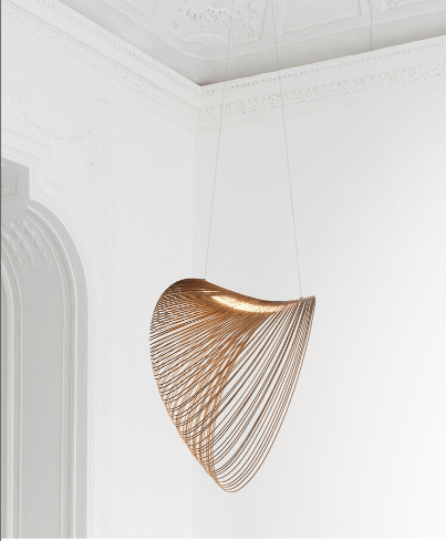 Hängelampe Esstisch aus Hanffaser – Natürliches Design mit Warmlicht