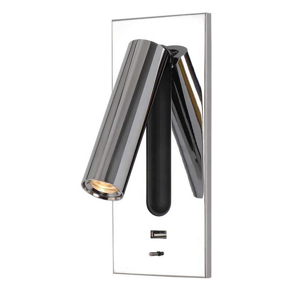 Wandmontierte USB Leselampe | Wiederaufladbar