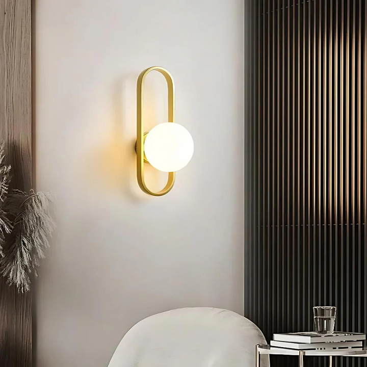 Wandleuchte aus Glas für Innenräume | Modernes Design