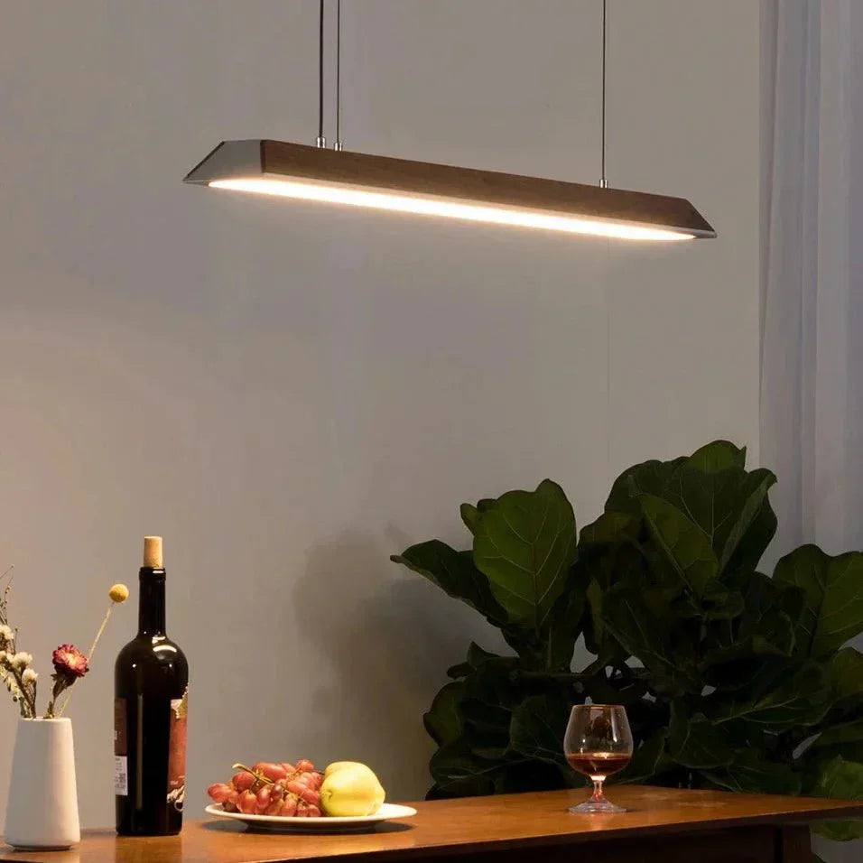 Esstisch Pendelleuchte | Holz- & Aluminium