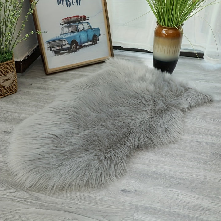 Waschbarer Teppich | Gemütlicher Plüschteppich