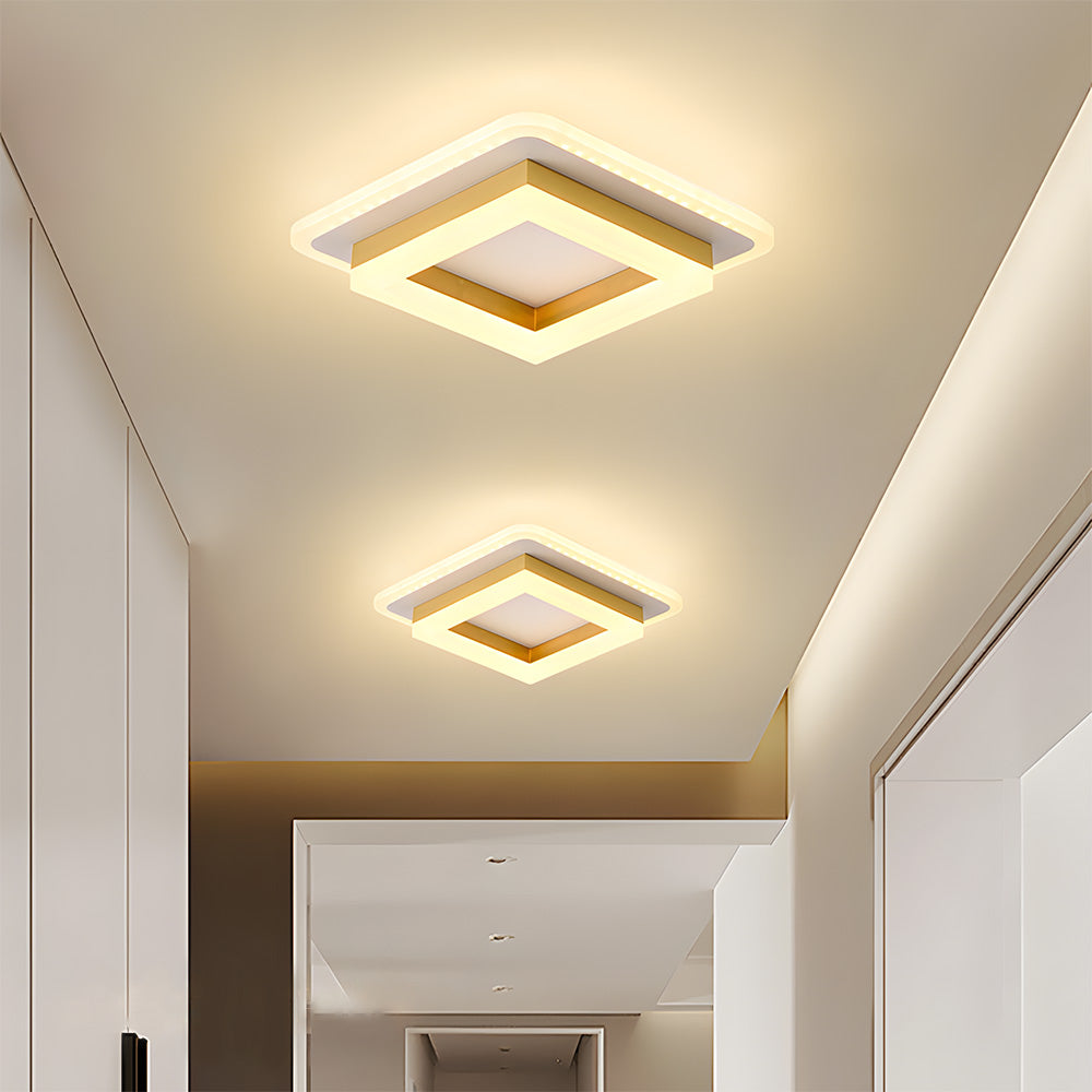 Wohnzimmer Deckenleuchte Quadratische LED