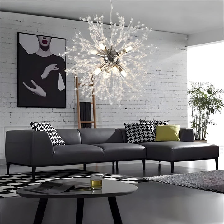 Kristall Hängelampe | Modernes Blüten-Design
