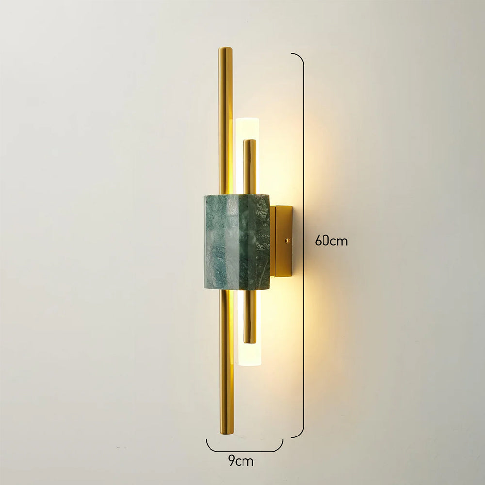 LED Wandleuchten mit Marmordesign | Stilvoll