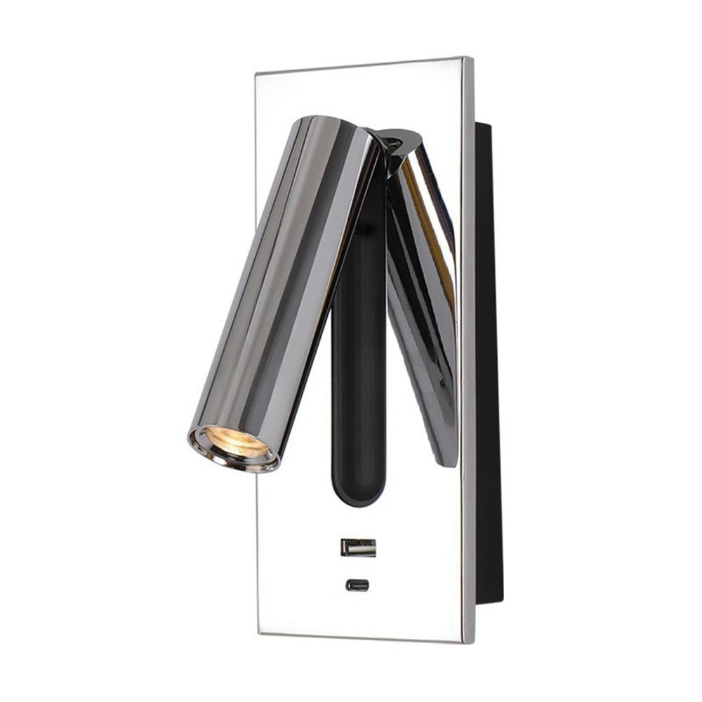 Wandmontierte USB Leselampe | Wiederaufladbar