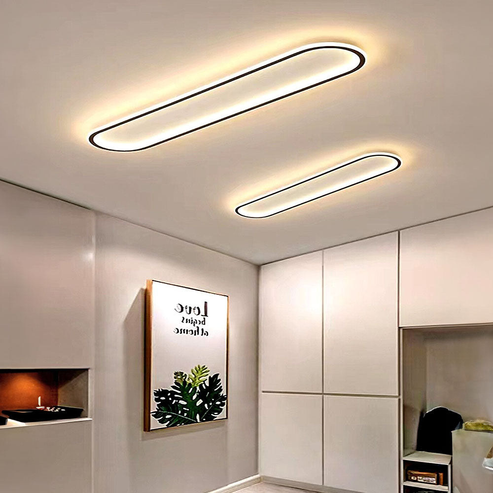Wohnzimmer Deckenleuchte | Schlanke LED
