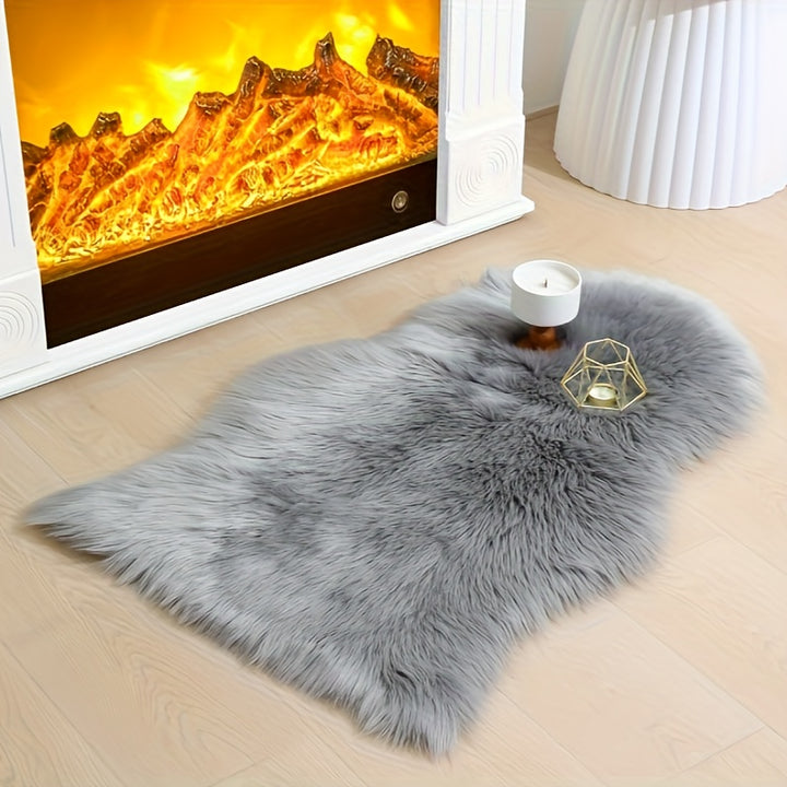 Waschbarer Teppich | Gemütlicher Plüschteppich
