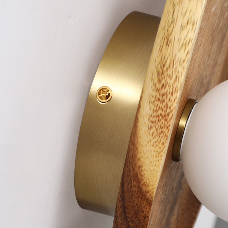 Wandlampe | Runde Form mit natürlicher Struktur