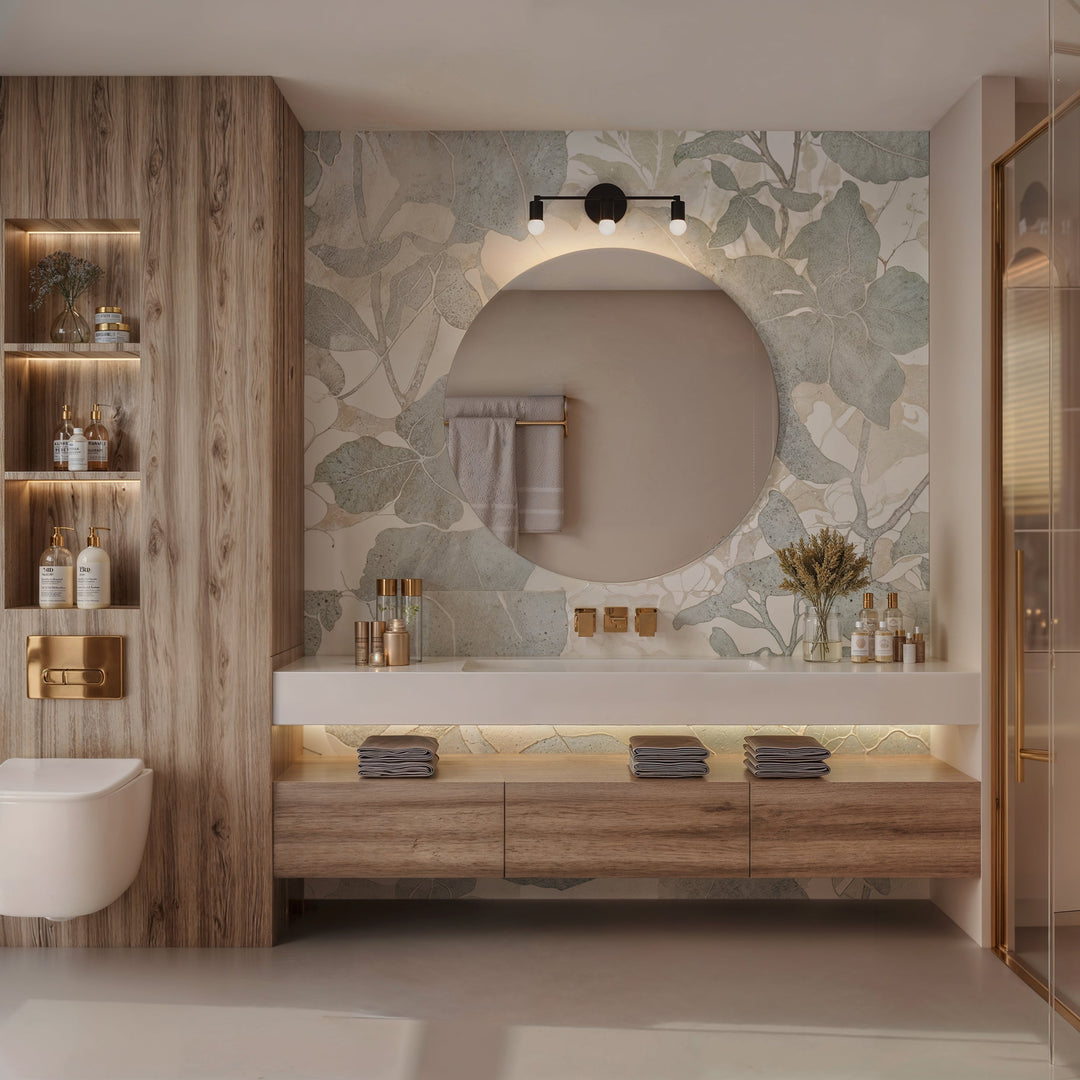 Badezimmer Wandleuchte | Dreifach Beleuchtung