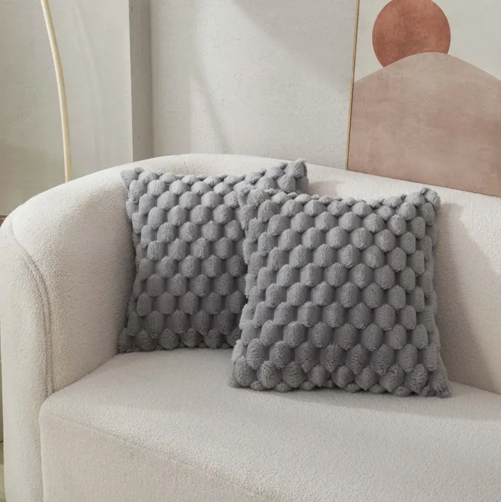 Dekoratives Kissen mit Flauschhülle | Wohn- & Schlafzimmer