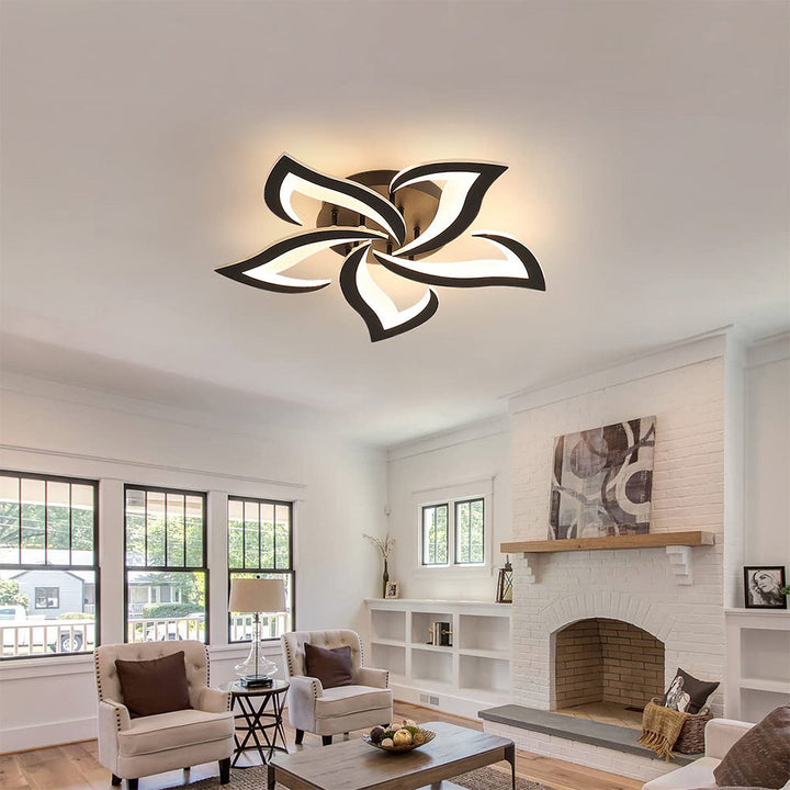 Led Deckenleuchte im Blumen-Design