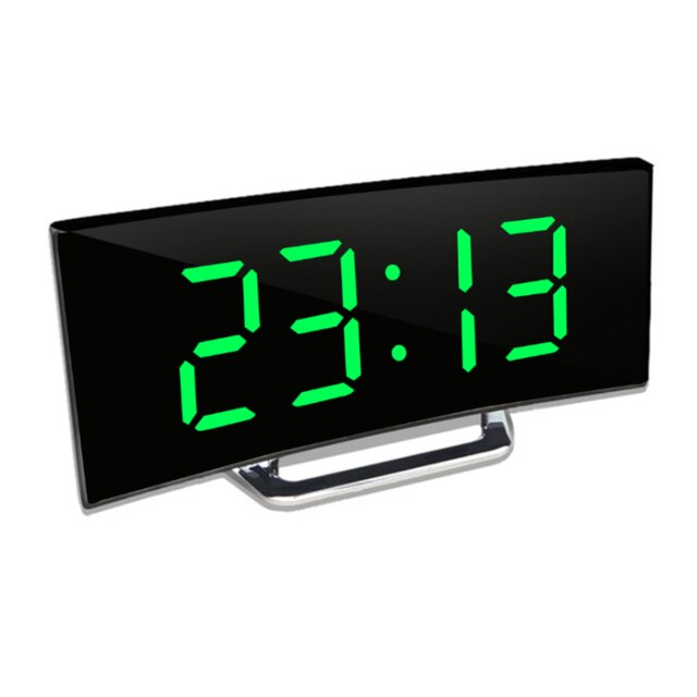 LED Nachttischwecker | Klare Anzeige & Gebogenes Design