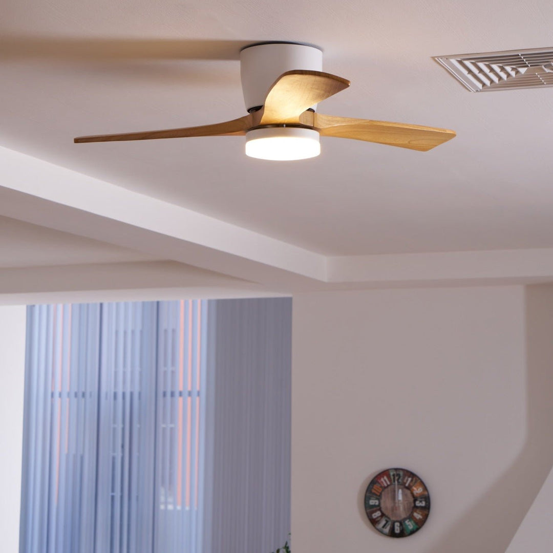 Deckenlampe Moderner mit LED-Licht & Holzflügeln