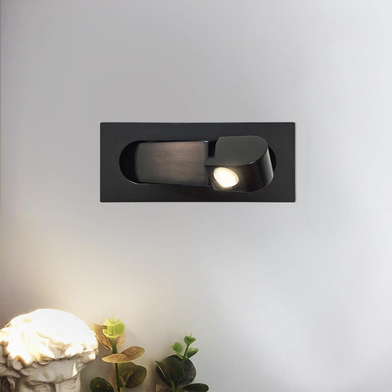 Wandleuchte LED Leselampe | Nachttischlampe mit Schalter