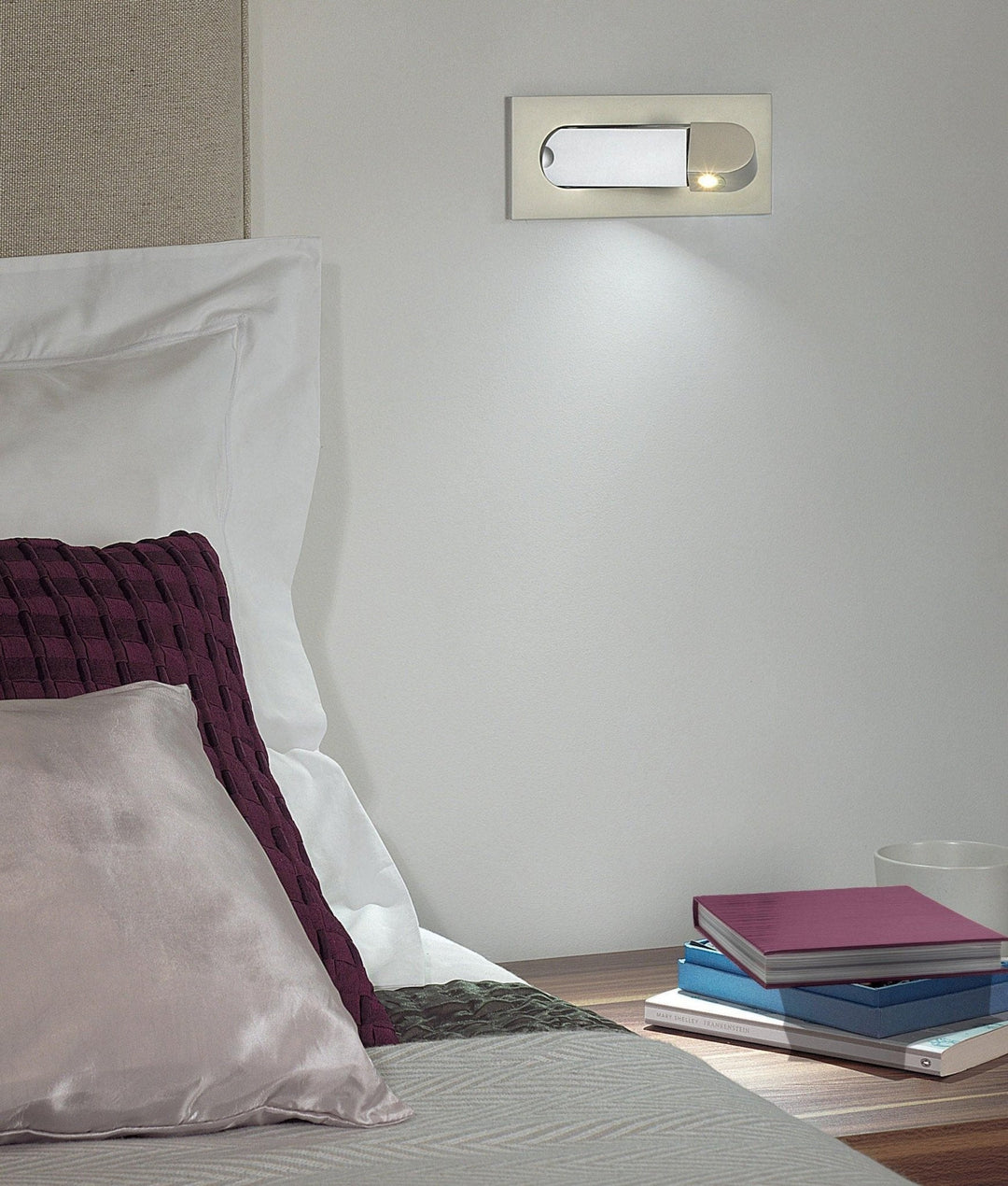 Wandleuchte LED Leselampe | Nachttischlampe mit Schalter