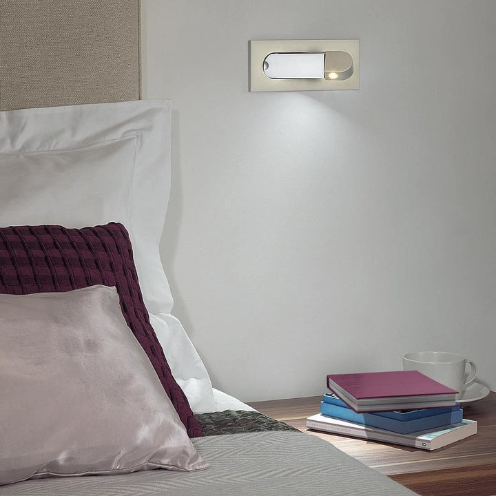 Wandleuchte LED Leselampe | Nachttischlampe mit Schalter