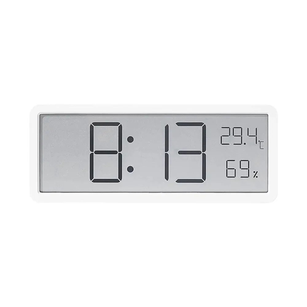 Digitale LED-Wanduhr mit Temperatur- & Feuchtigkeitssensor