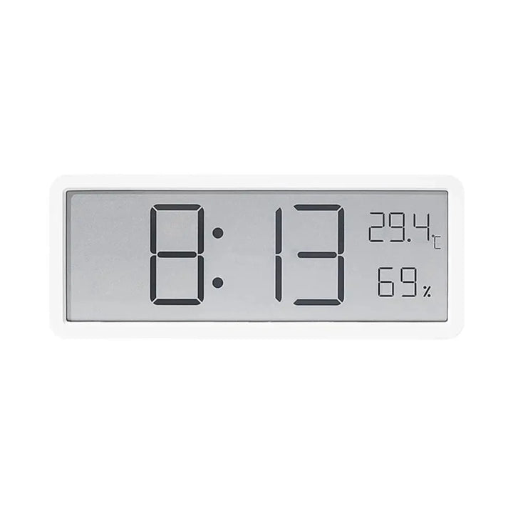 Digitale LED-Wanduhr mit Temperatur- & Feuchtigkeitssensor