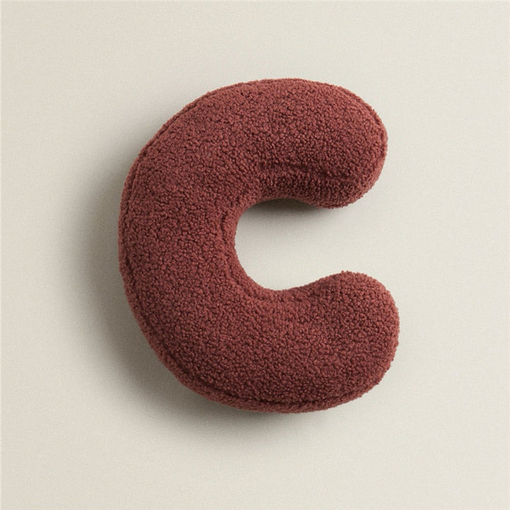 Alphabet Buchstaben Kissen | Dekoratives Design