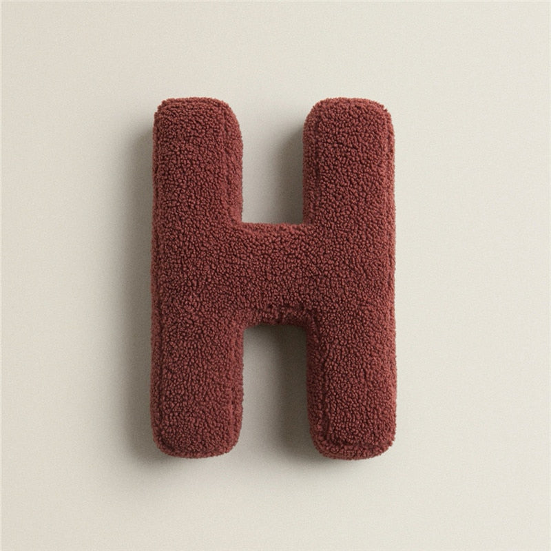 Alphabet Buchstaben Kissen | Dekoratives Design