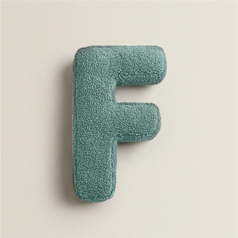 Alphabet Buchstaben Kissen | Dekoratives Design