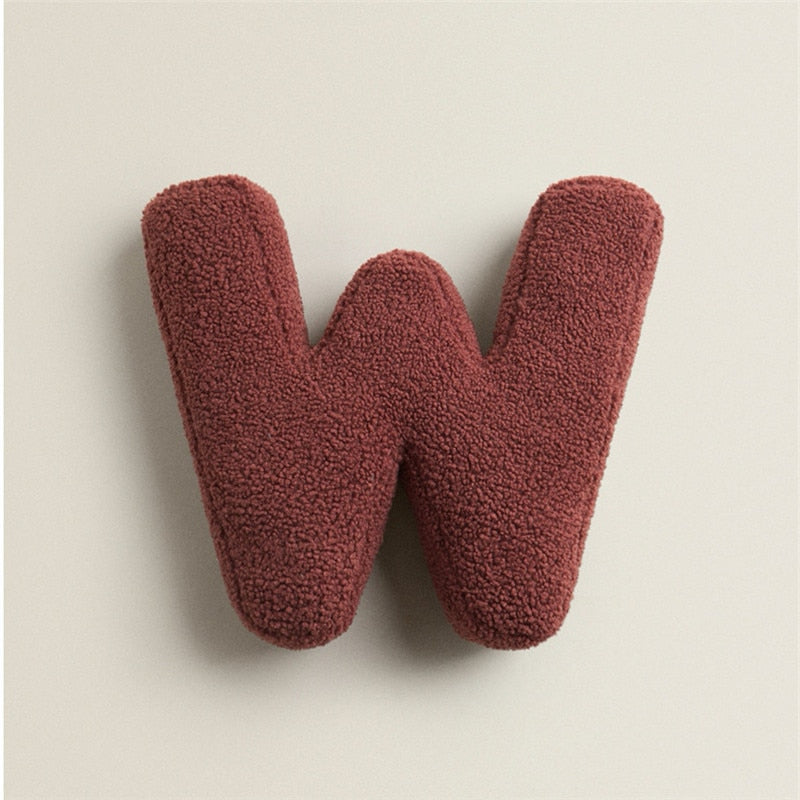 Alphabet Buchstaben Kissen | Dekoratives Design