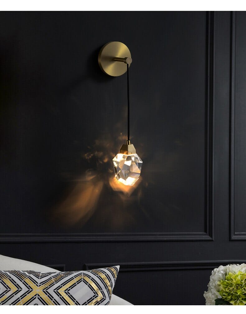 Wandleuchte Design | Kristall Effekt Pendelstil