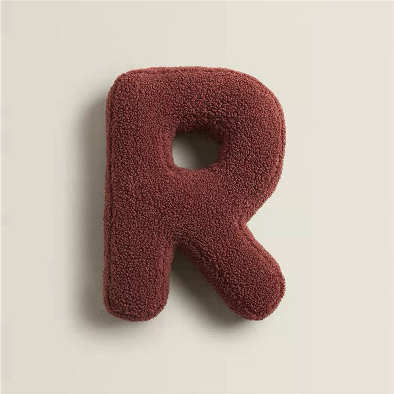 Alphabet Buchstaben Kissen | Dekoratives Design