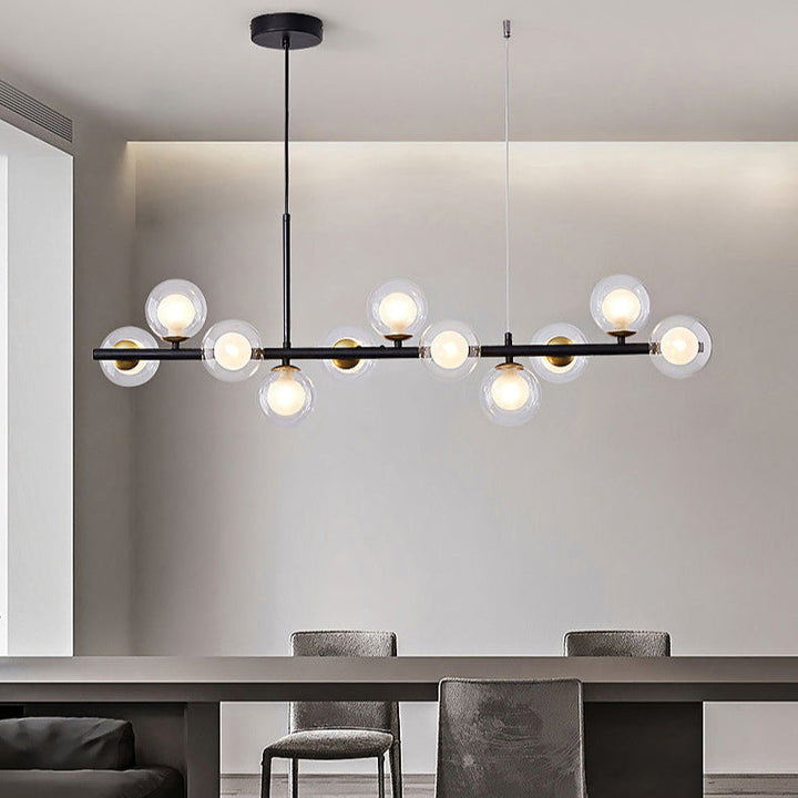 Esstisch Pendelleuchte | Elegantes Design aus Glas & Eisen