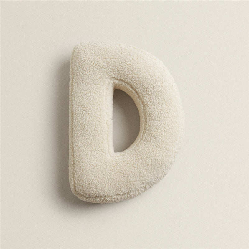 Alphabet Buchstaben Kissen | Dekoratives Design