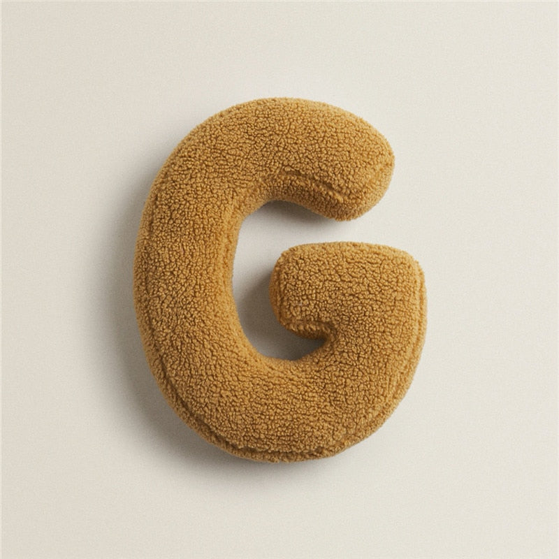 Alphabet Buchstaben Kissen | Dekoratives Design