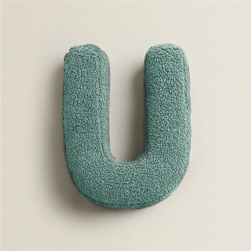 Alphabet Buchstaben Kissen | Dekoratives Design