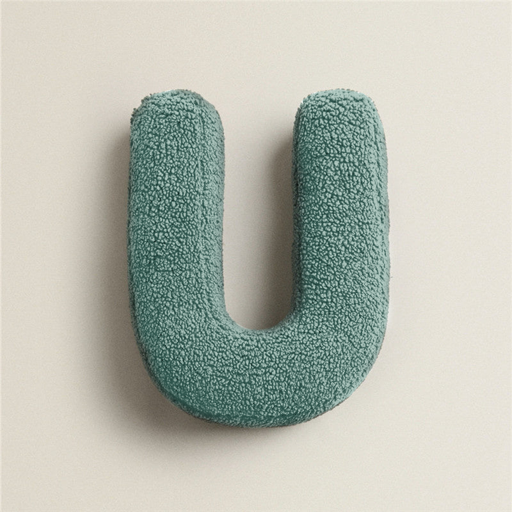 Alphabet Buchstaben Kissen | Dekoratives Design