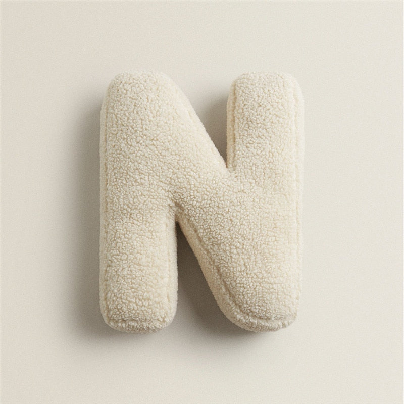 Alphabet Buchstaben Kissen | Dekoratives Design