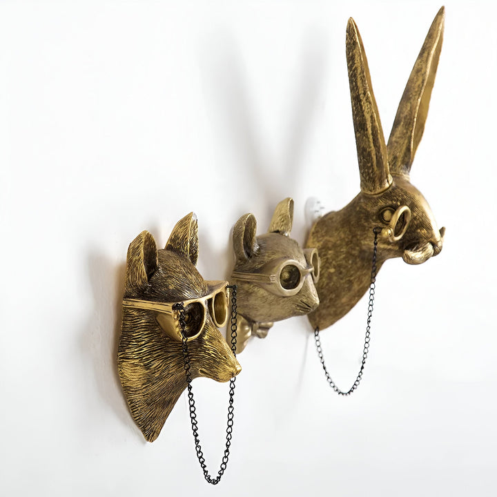 Tierische Wandhaken aus Kunstharz – Stilvolle & Funktionale Deko