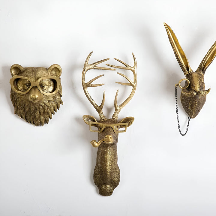 Tierische Wandhaken aus Kunstharz – Stilvolle & Funktionale Deko