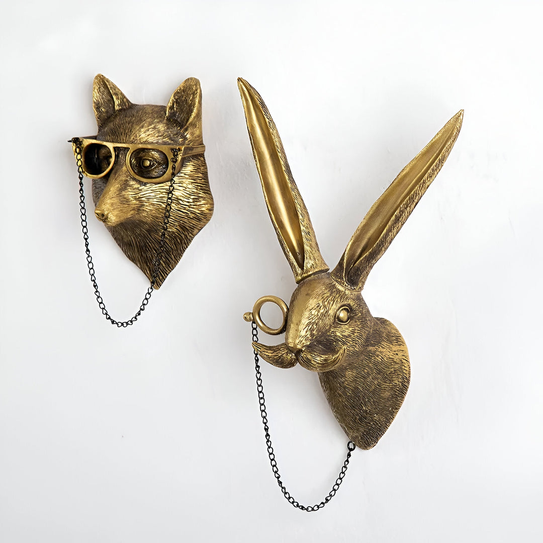 Tierische Wandhaken aus Kunstharz – Stilvolle & Funktionale Deko